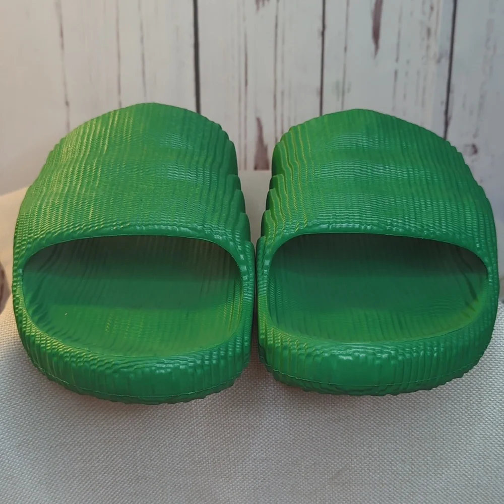 Adidas Originals Adilette 22 Slip On Slides Collegiate Bold Green Mens 12‎ UK 11